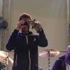 04 soundcheck Rainer with black rubberpig P1020381